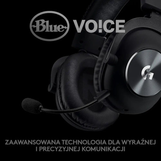 Дротові навушники Logitech G Pro X з мікрофоном, чорні + підставка