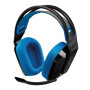Чорно-сині бездротові навушники Logitech G535 Lightspeed з мікрофоном