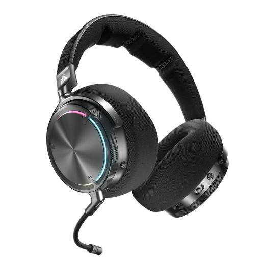 Бездротові навушники з мікрофоном Corsair Virtuoso Max Wireless Carbon ANC On-Ear Black