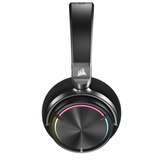 Бездротові навушники з мікрофоном Corsair Virtuoso Max Wireless Carbon ANC On-Ear Black
