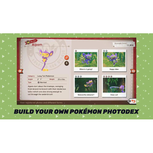 Нова гра Pokemon Snap Nintendo Switch