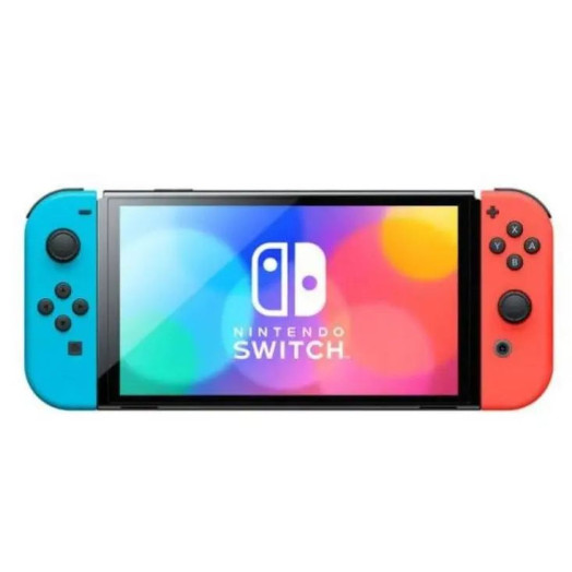 Консоль Nintendo Switch OLED Red Blue + Splatoon 3