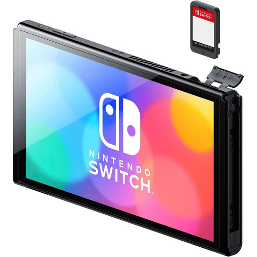 Консоль Nintendo Switch OLED Red Blue + Splatoon 3