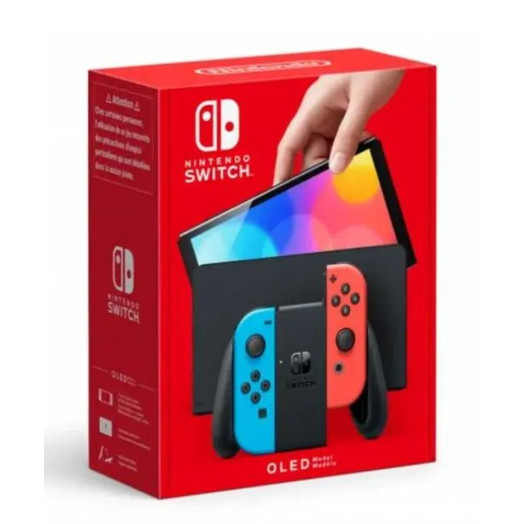 Консоль Nintendo Switch OLED Red Blue + Splatoon 3