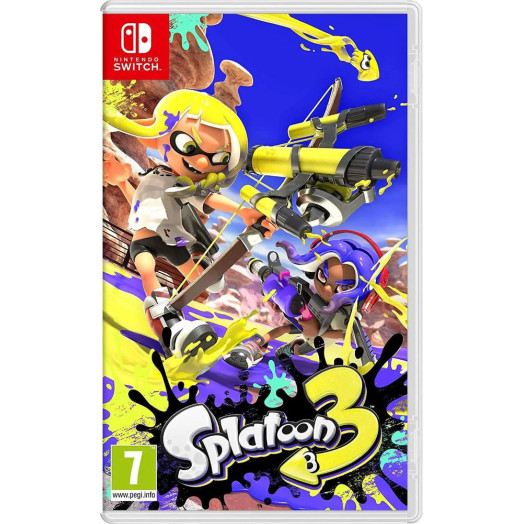 Консоль Nintendo Switch OLED Red Blue + Splatoon 3