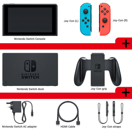 Nintendo Switch Joy-Con v2 Red-Blue Sports Set + Mario Kart 8 Deluxe + Nintendo Online 365 днів