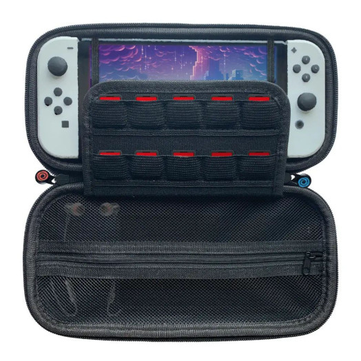 Консоль Nintendo Switch OLED біла + Super Mario Bros. Wonder + Nintendo Online 365days + футляр Oniverse Protect&Carry