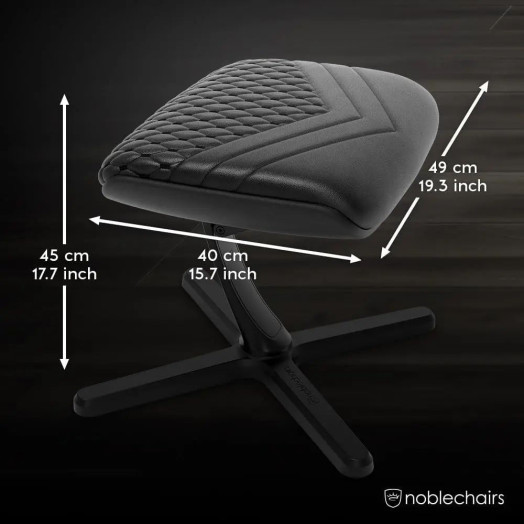 Підставка для ніг Noblechairs V2 Leather Black