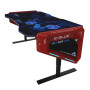 E-BLUE Письмовий стіл EGT003BK 165 см з регульованою висотою Чорно-синій