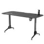 Письмовий стіл Ultradesk GRAND 160 см з регульованою висотою Чорно-білий