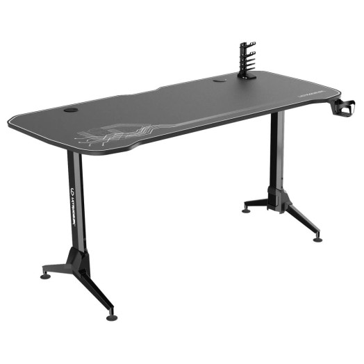 Письмовий стіл Ultradesk GRAND 160 см з регульованою висотою Чорно-білий