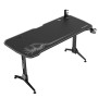 Письмовий стіл Ultradesk GRAND 160 см з регульованою висотою Чорно-білий