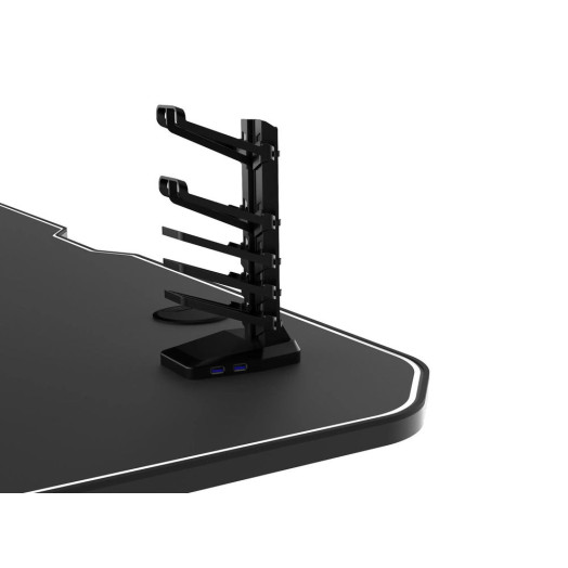 Письмовий стіл Ultradesk GRAND 160 см з регульованою висотою Чорно-білий