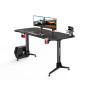 Письмовий стіл Ultradesk GRAND 160 см з регульованою висотою Чорно-білий