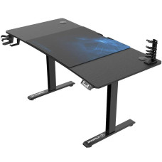Стіл Ultradesk LEVEL V2 140 см з регульованою висотою, чорно-синій