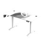 Стіл Ultradesk LEVEL V2 140 см з регульованою висотою, білий