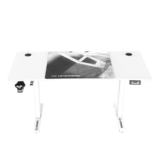Стіл Ultradesk LEVEL V2 140 см з регульованою висотою, білий