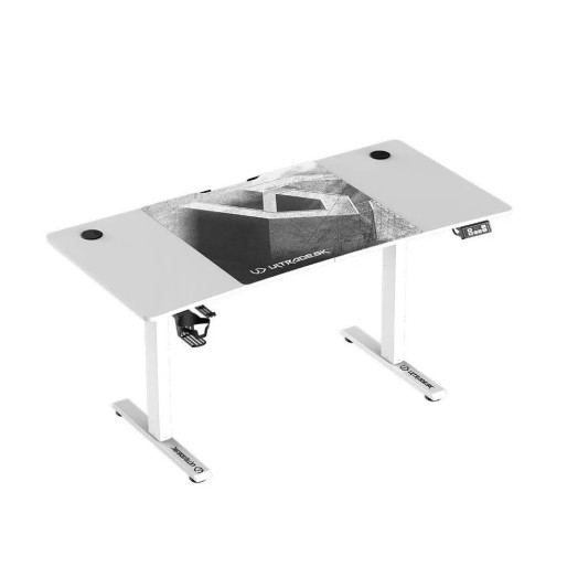 Стіл Ultradesk LEVEL V2 140 см з регульованою висотою, білий