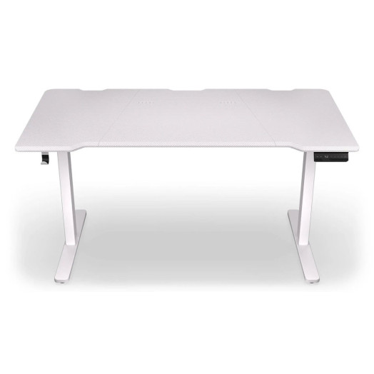 Письмовий стіл Endorfy Atlas L Electric Onyx White, 150 см з регульованою висотою, білий
