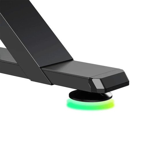 Стіл Ultradesk IRON 132,5 см з регульованою висотою, чорний