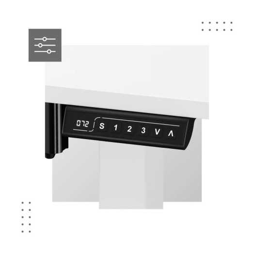 Письмовий стіл Mark Adler Leader 7.0 120 см Split Top White