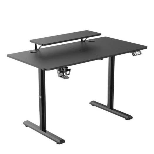 Стіл Ultradesk HIGHLANDER 120 см з регульованою висотою, чорний