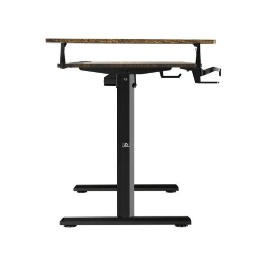 Письмовий стіл Ultradesk HIGHLANDER 120 см з регульованою висотою, коричневий