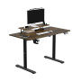 Письмовий стіл Ultradesk HIGHLANDER 120 см з регульованою висотою, коричневий
