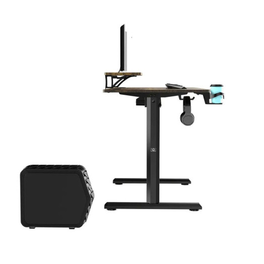 Письмовий стіл Ultradesk HIGHLANDER 120 см з регульованою висотою, коричневий