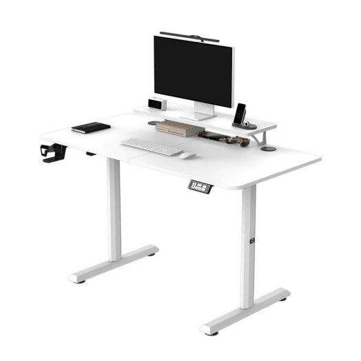 Стіл Ultradesk HIGHLANDER 120 см з регульованою висотою, білий
