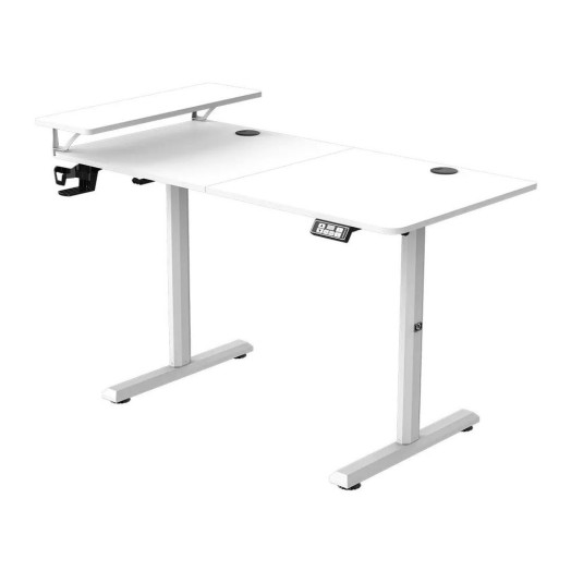 Стіл Ultradesk HIGHLANDER 120 см з регульованою висотою, білий