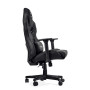 Ігрове крісло Diablo Chairs X-Fighter нормального розміру до 150 кг з еко-шкіри чорного кольору