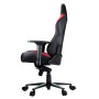 Ігрове крісло HyperX RUBY до 150 кг з чорної та червоної екошкіри