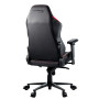 Ігрове крісло HyperX RUBY до 150 кг з чорної та червоної екошкіри