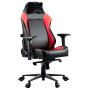Ігрове крісло HyperX RUBY до 150 кг з чорної та червоної екошкіри