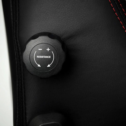 Ігрове крісло HyperX RUBY до 150 кг з чорної та червоної екошкіри