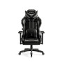 Ігрове крісло Diablo Chairs X-Ray 2.0 нормального розміру до 136 кг з екошкіри чорно-сірий