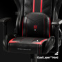 Ігрове крісло Diablo Chairs X-Ray 2.0 нормального розміру до 136 кг з екошкіри чорно-червоне