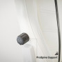 Ігрове крісло Diablo Chairs X-Ray 2.0 нормального розміру до 136 кг з екошкіри чорно-біле