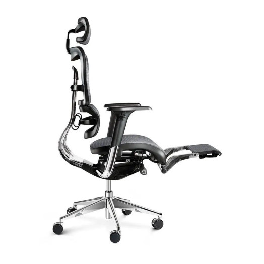 Diablo Chairs V-Master Офісне крісло нормального розміру до 200 кг Тканина чорно-сіра