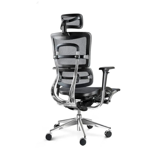 Diablo Chairs V-Master Офісне крісло нормального розміру до 200 кг Тканина чорно-сіра