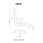 Diablo Chairs V-Master Офісне крісло нормального розміру до 200 кг Тканина чорно-сіра