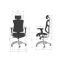 Diablo Chairs V-Basic Офісне крісло нормального розміру до 150 кг, чорна тканина