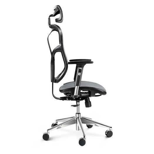 Diablo Chairs V-Basic Офісне крісло нормального розміру до 150 кг Тканина чорно-сіра