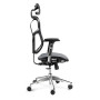 Diablo Chairs V-Basic Офісне крісло нормального розміру до 150 кг Тканина чорно-сіра
