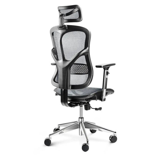 Diablo Chairs V-Basic Офісне крісло нормального розміру до 150 кг Тканина чорно-сіра