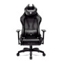 Ігрове крісло Diablo Chairs X-Horn 2.0 нормального розміру до 160 кг з екошкіри, чорний