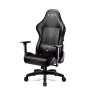 Ігрове крісло Diablo Chairs X-Horn 2.0 нормального розміру до 160 кг з екошкіри, чорний