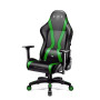 Diablo Chairs X-Horn 2.0 Ігрове крісло нормального розміру до 160 кг ЕКО шкіра чорно-зелений