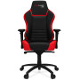 Ігрове крісло Pro-Gamer Gorgon 2.0 до 150 кг ЕКО шкіра Чорно-червоне